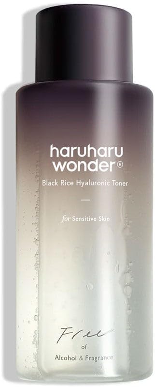 haruharu Wonder Black Rice Hyaluronic Toner for Sensitive Skin 5.1 fl.oz, Alcohol Free, Fragrance Free, Deep Hydration, Glass Skin, Korean Skincare, Vegan, Cruelty-Free