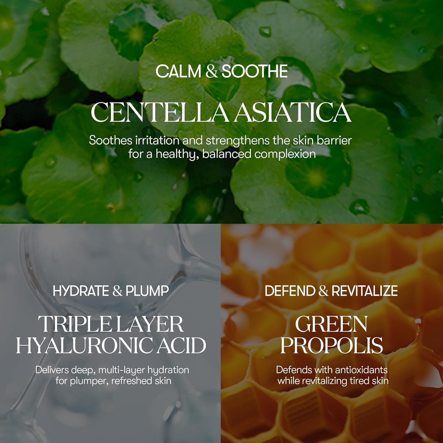 VT COSMETICS CICA Daily Soothing Mask 30 Sheets, Centella Asiatica & Hyaluronic Acid for Moisturizing & Hydrating, Instant Calm & Glow, Skin Softening Facial Mask, Korean Face Mask